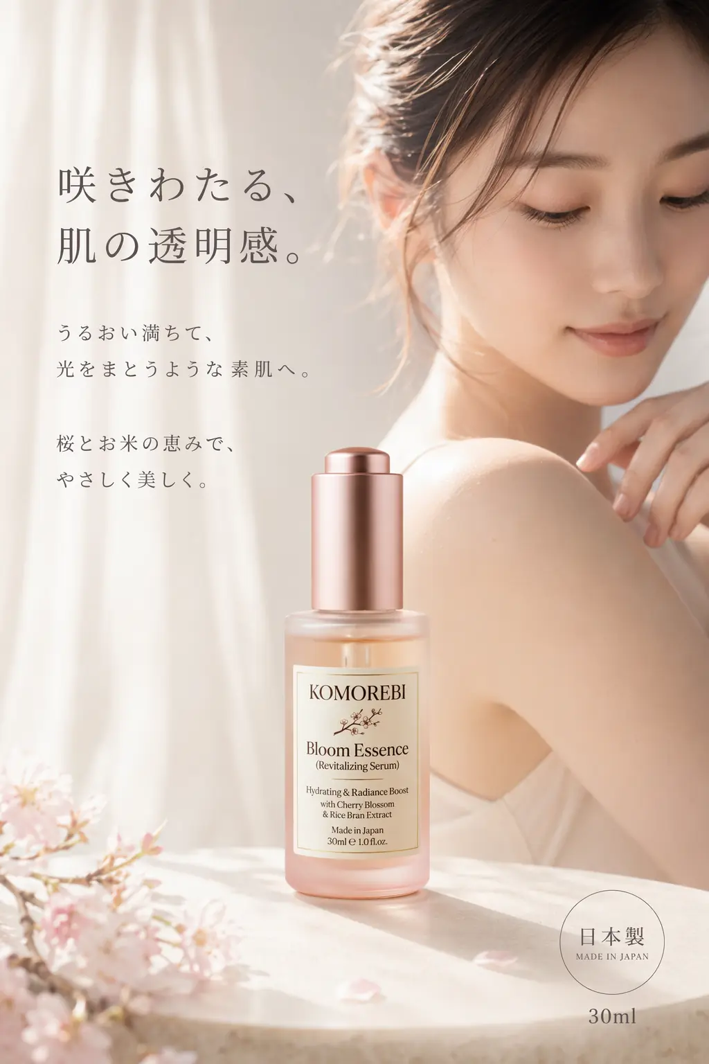 Skincare & cosmetics ads template example